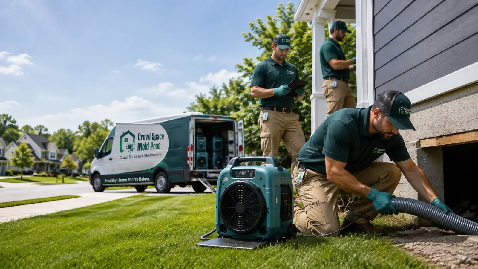 Crawl Space Mold Removal in Crawfordsville, AR